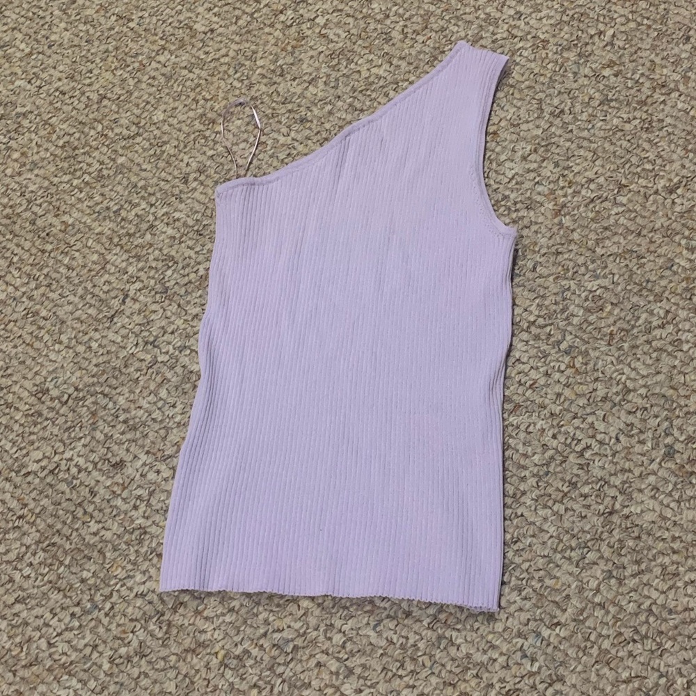 Mango One Shoulder Top - Picture 2 of 7